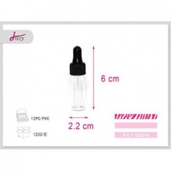 steklenička s kapalko 2.2*7cm