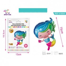balon morska deklica 75cm