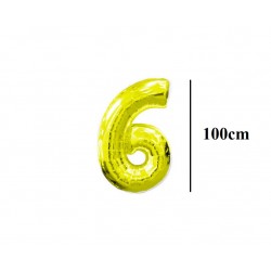 balon številka 6 100cm