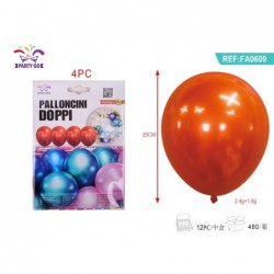 dvojni balon 25cm/4kom