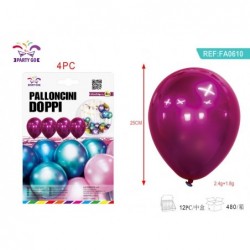 dvojni balon 25cm/4kom