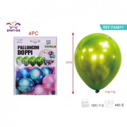 dvojni balon 25cm/4kom