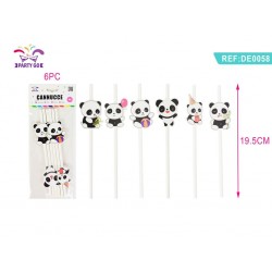 slamice panda 6kom