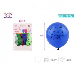 balon note 30cm/6kom