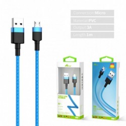 USB kabel micro 1m/3A