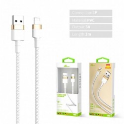 USB kabel iPhone 1m/3A