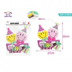 okras happy birthday 30*27cm